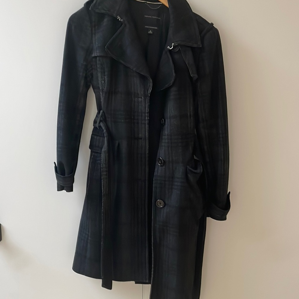 Banana Republic wool trench coat